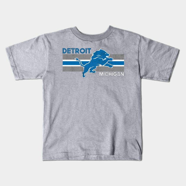 Lions of Michigan Kids T-Shirt by WE BOUGHT ZOO